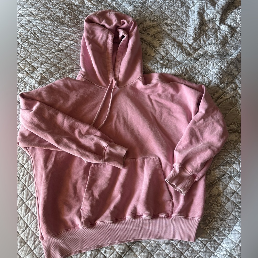Pink Aritzia Wilfred Free Hoodie